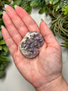 Grape Agate Palmstone - #13