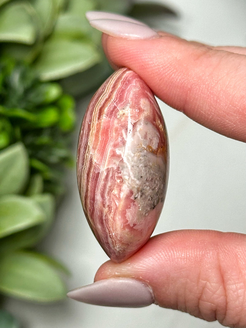 Rhodochrosite Palmstone - #12