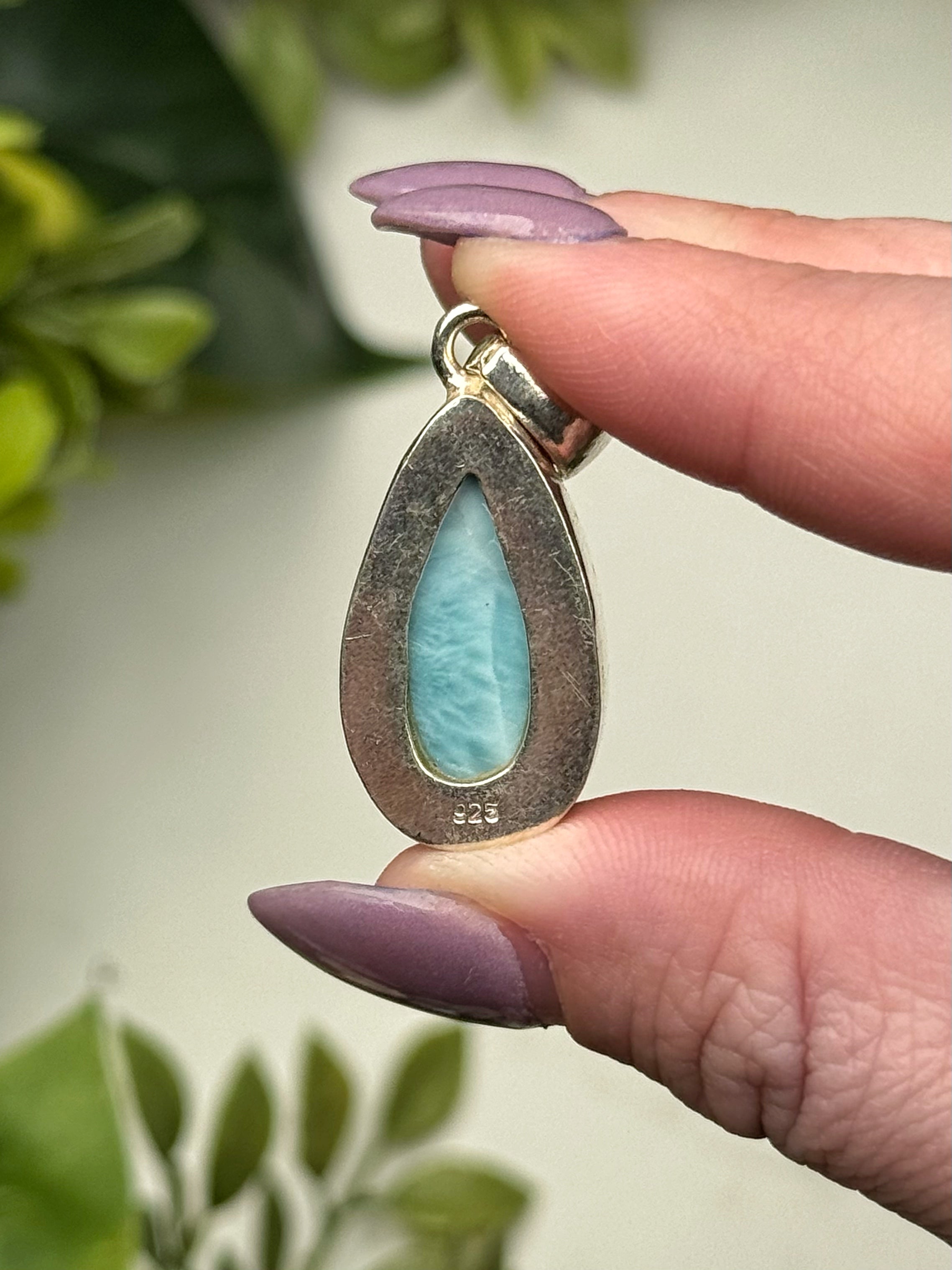 Larimar Pendant - #7