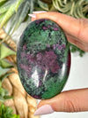 Ruby and Zoisite Palmstone - #1