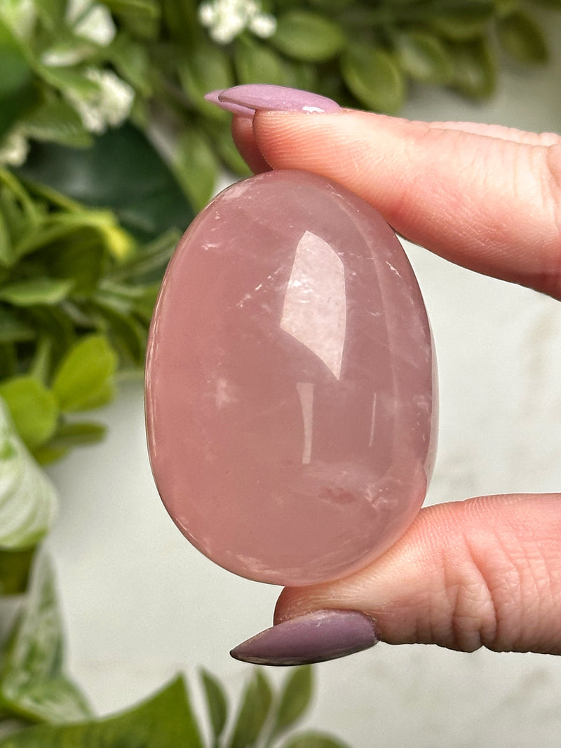 Star Rose Quartz Egg - #4