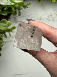 Green Mica in Quartz Freeform - #1