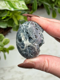 Grape Agate Palmstone - #17