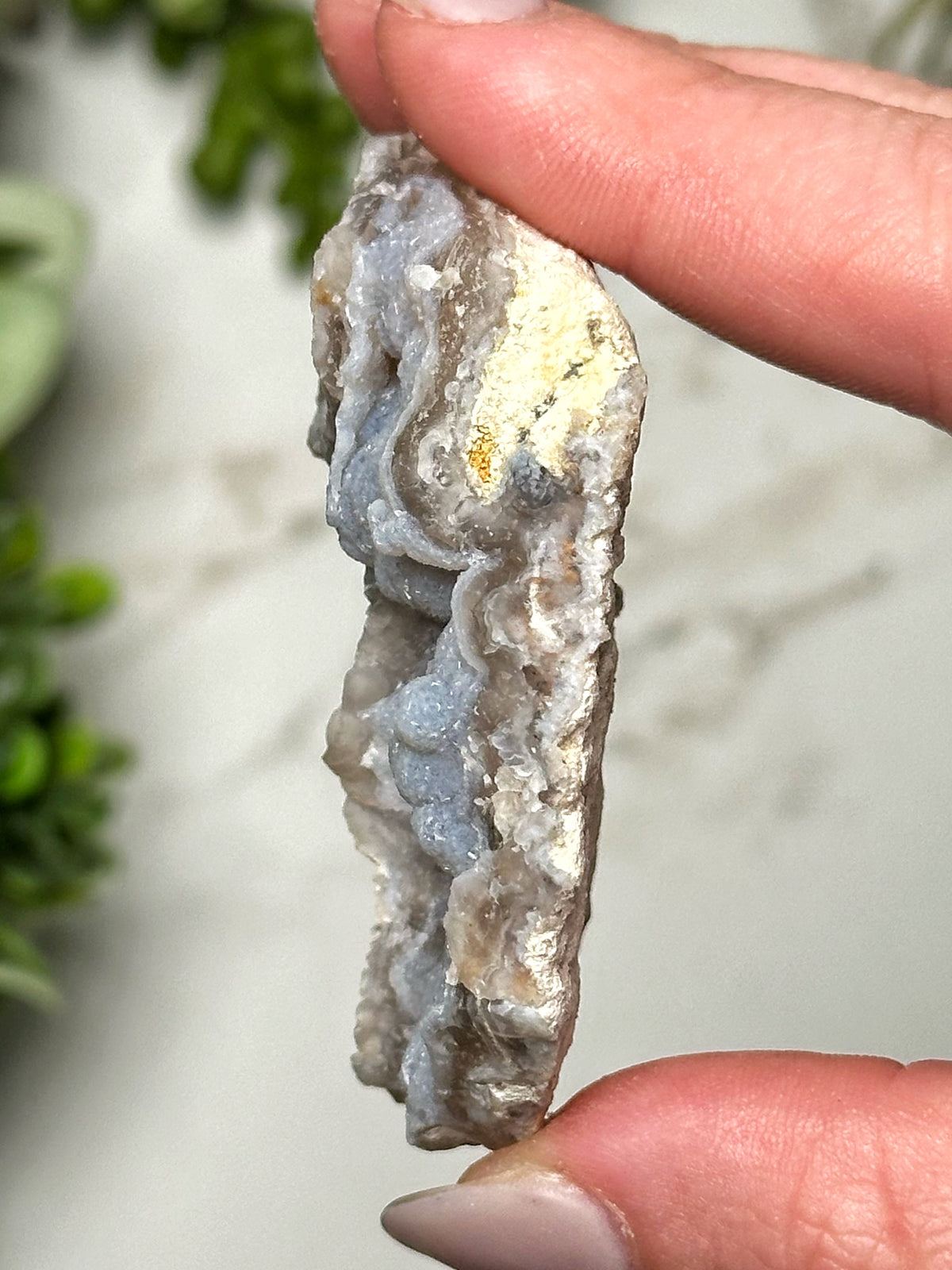 Raw Blue Chalcedony - #11