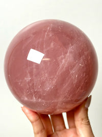 Six Star Rose Quartz Sphere - #1