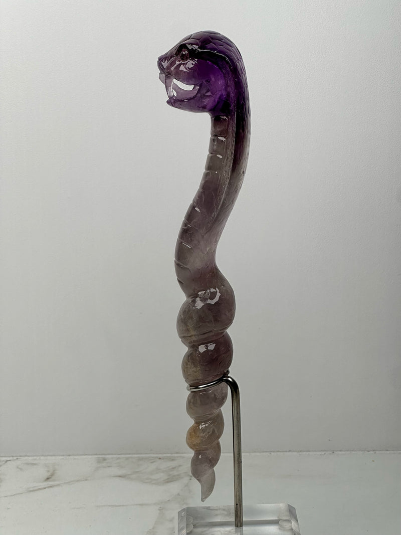 High Quality Amethyst Snake - #1