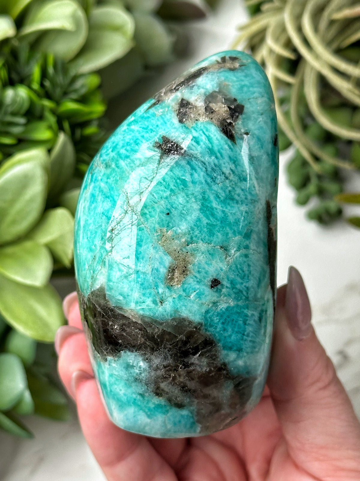 Smoky Amazonite Freeform - #12