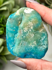 Blue Opal with Amethyst Dragon - #1
