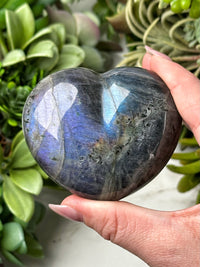 Labradorite Heart - #18