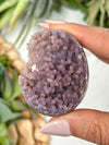 Grape Agate Palmstone - #1