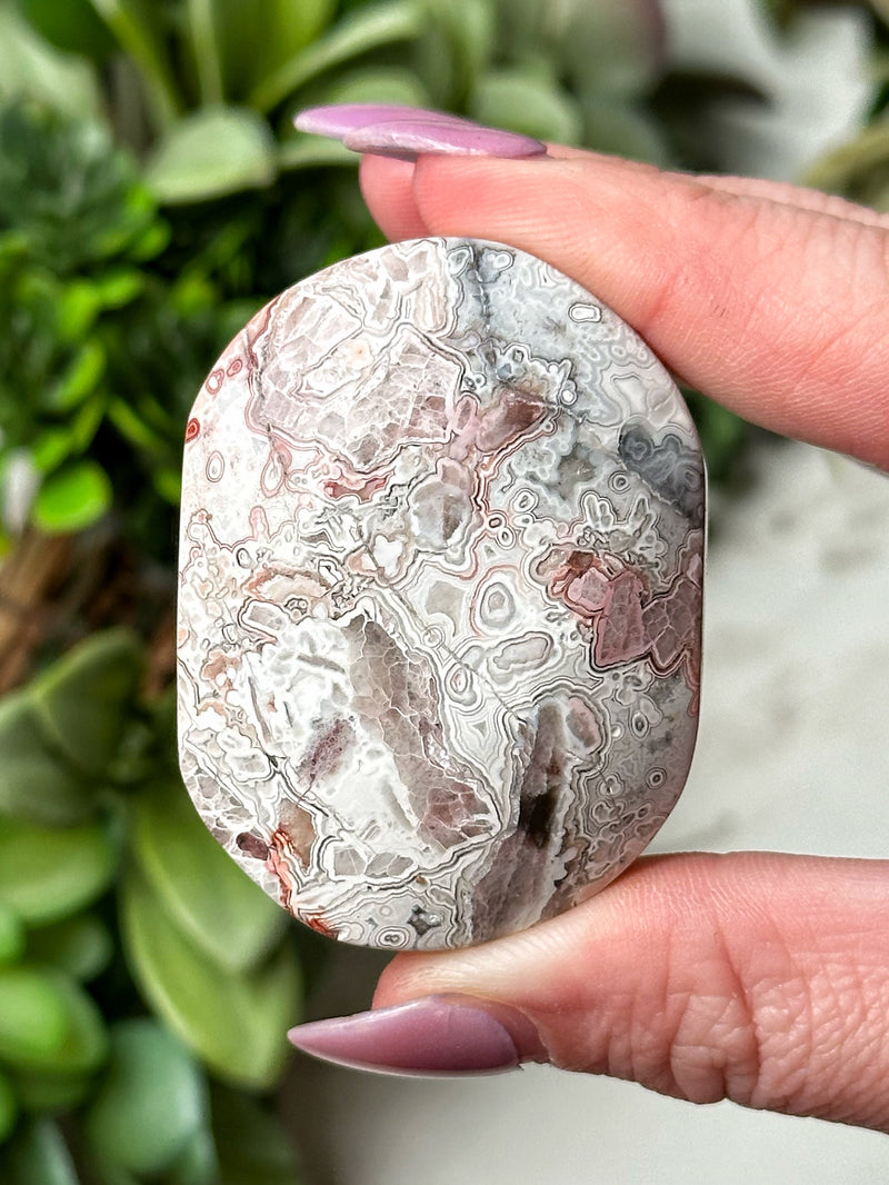 Crazy Lace Agate Palmstone - #11