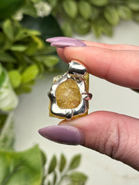 Yellow Fluorite Pendant - #1