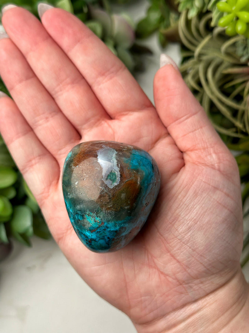 Chrysocolla Palmstone - #12