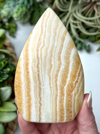 Orange Calcite Flame - #3