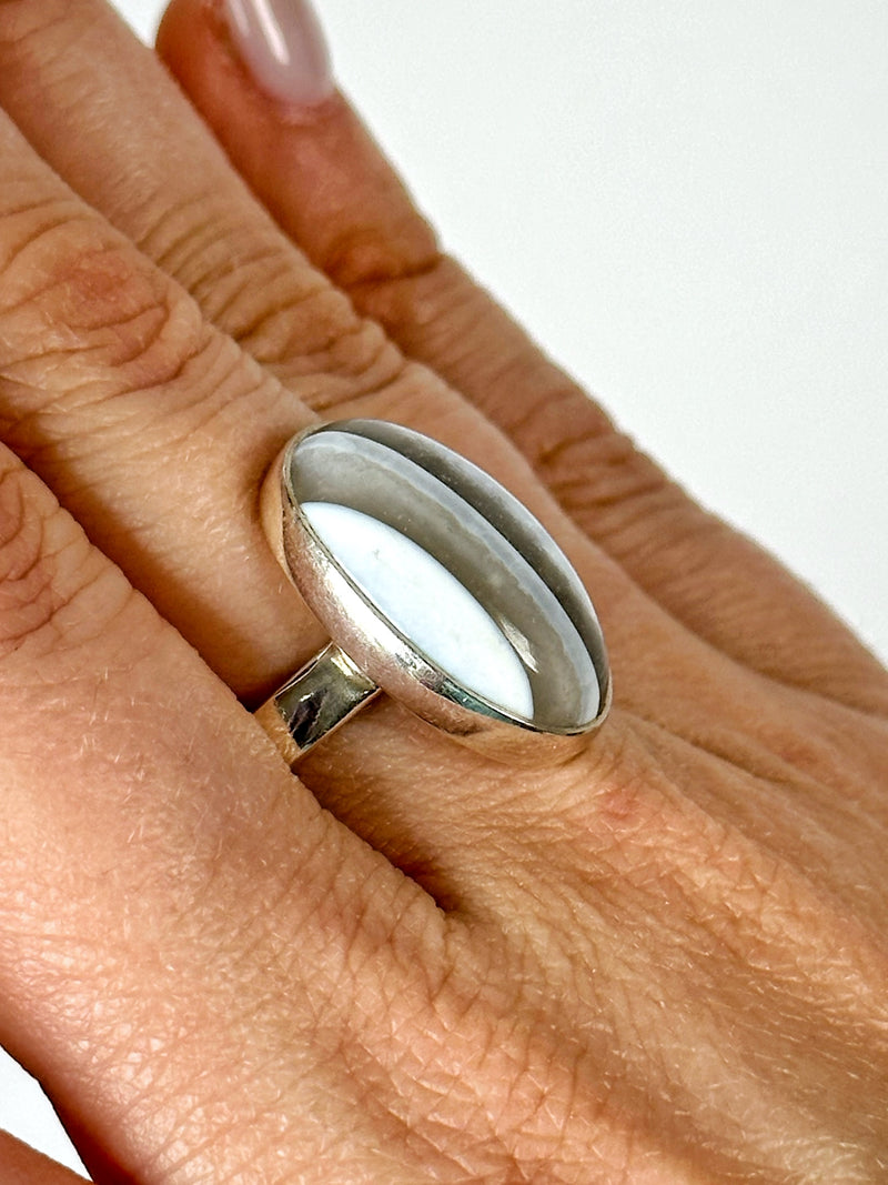 Owyhee Blue Opal Ring - #1