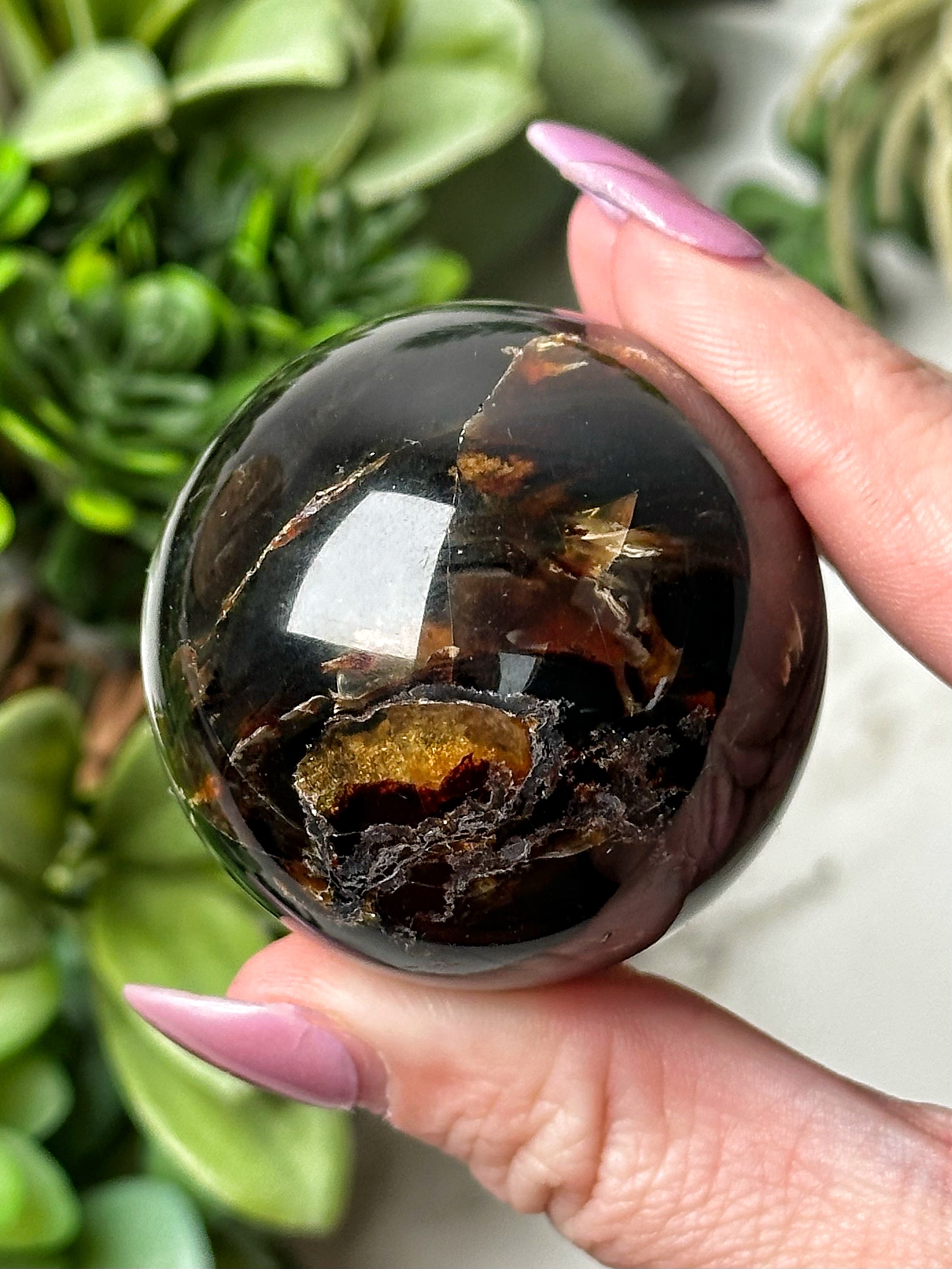 Amber Sphere -#11
