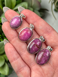 Cobaltoan Calcite Pendants - Heart Chakra - No. 59