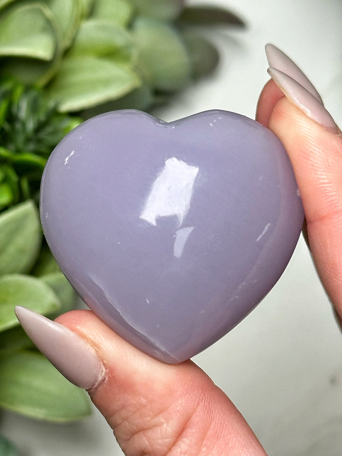 Yttrium Fluorite Heart - #8