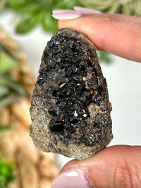 Raw Black Garnet - #2