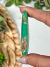 Kazakstan Chrysoprase Palmstone - #1