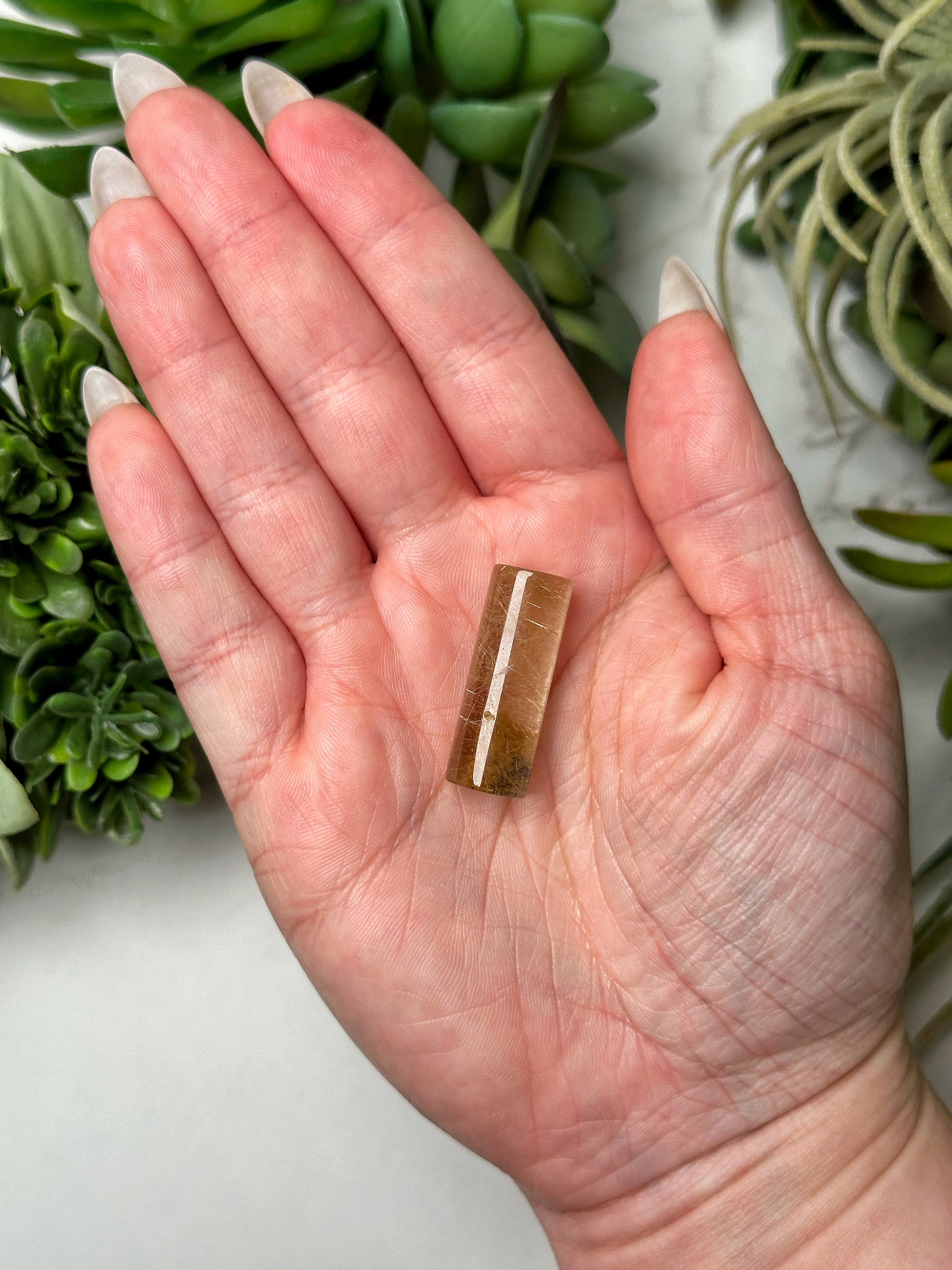 Gold Rutile Cylinder - #6