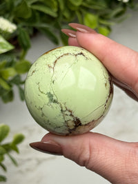 Chrysoprase Sphere - #10