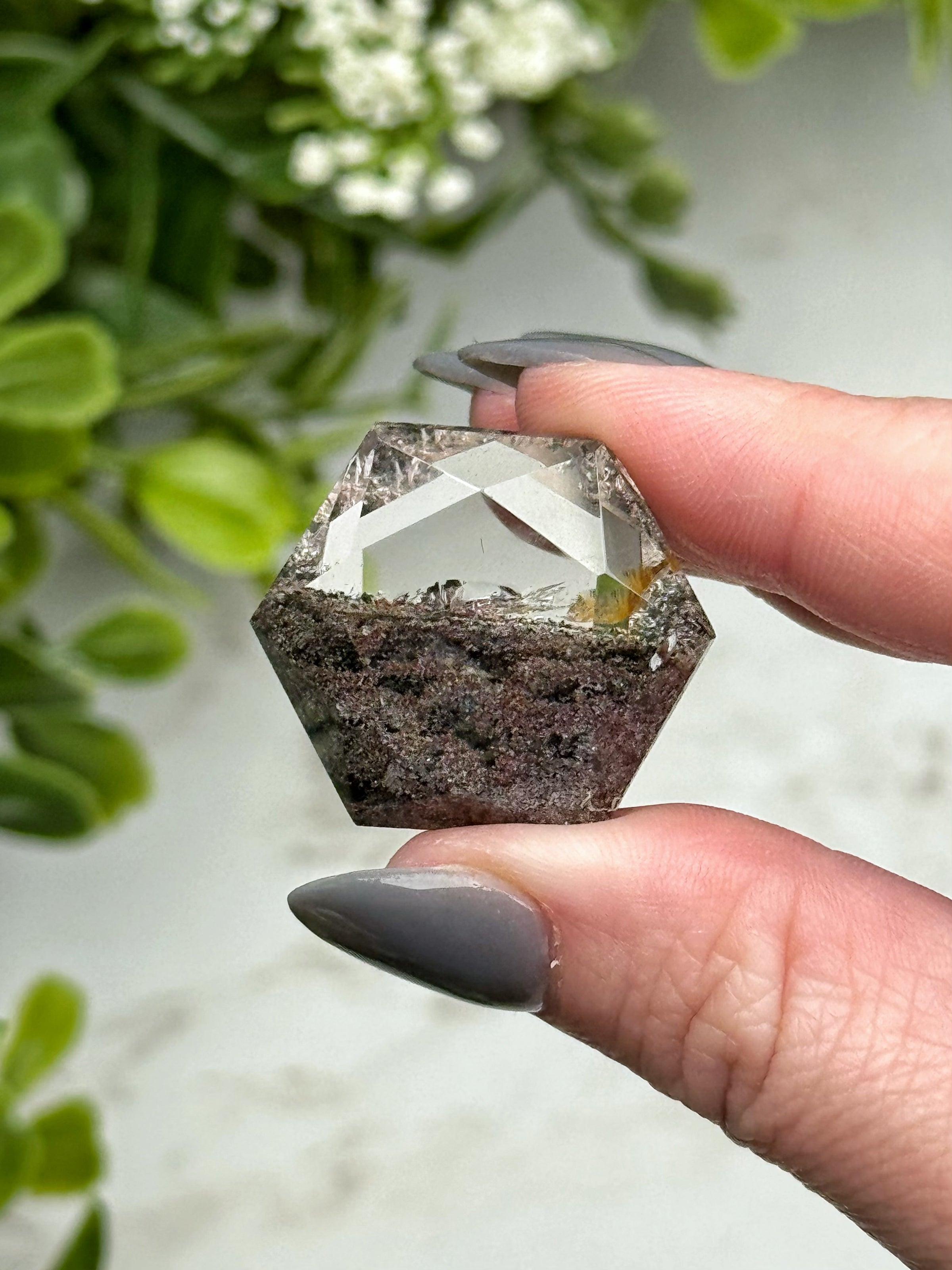 Garden Quartz Hexagon - #18
