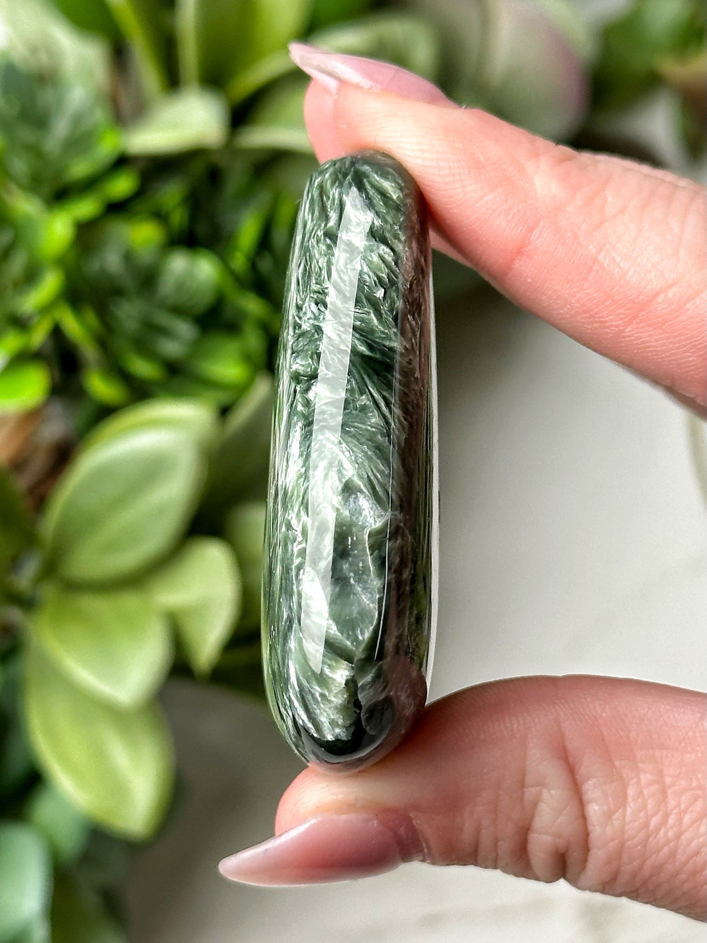 Seraphinite Palmstone - #13