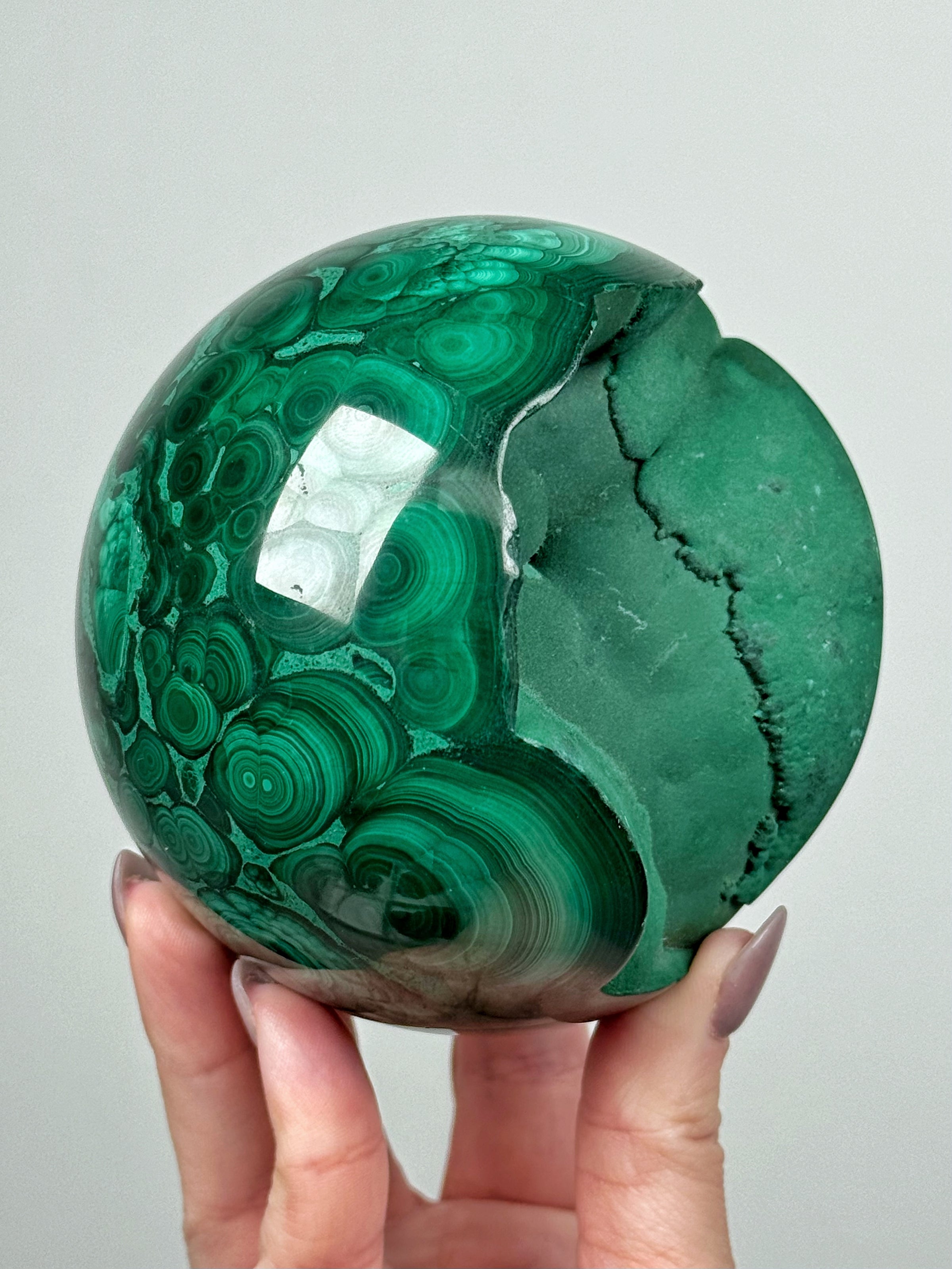 Malachite Sphere - #11