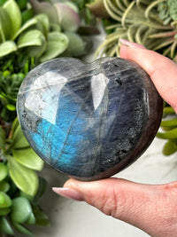Labradorite Heart - #18