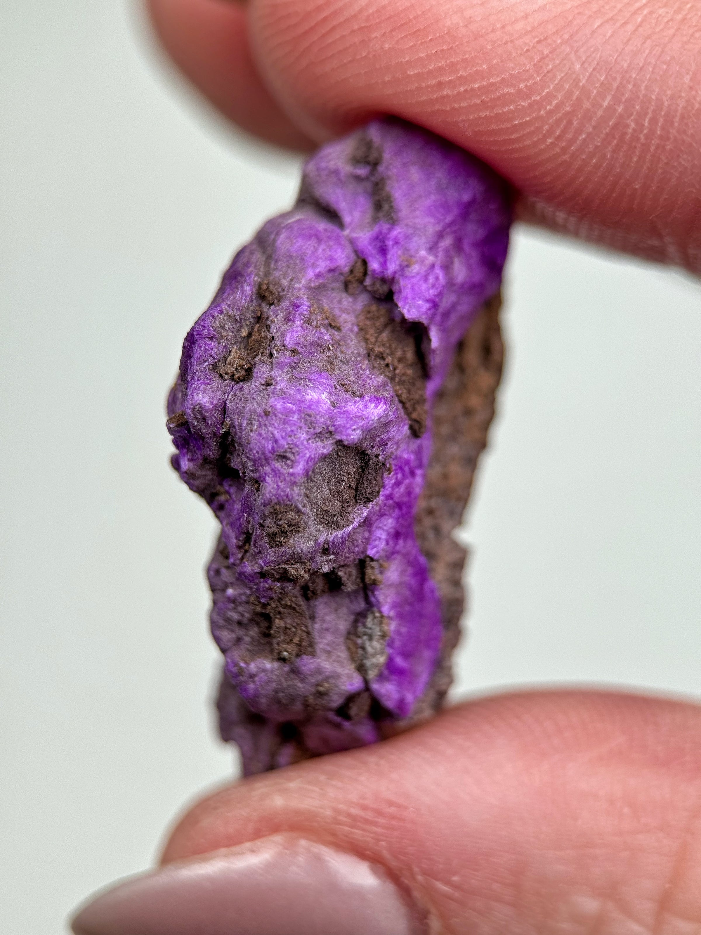 Fibrous Raw Sugilite - #8