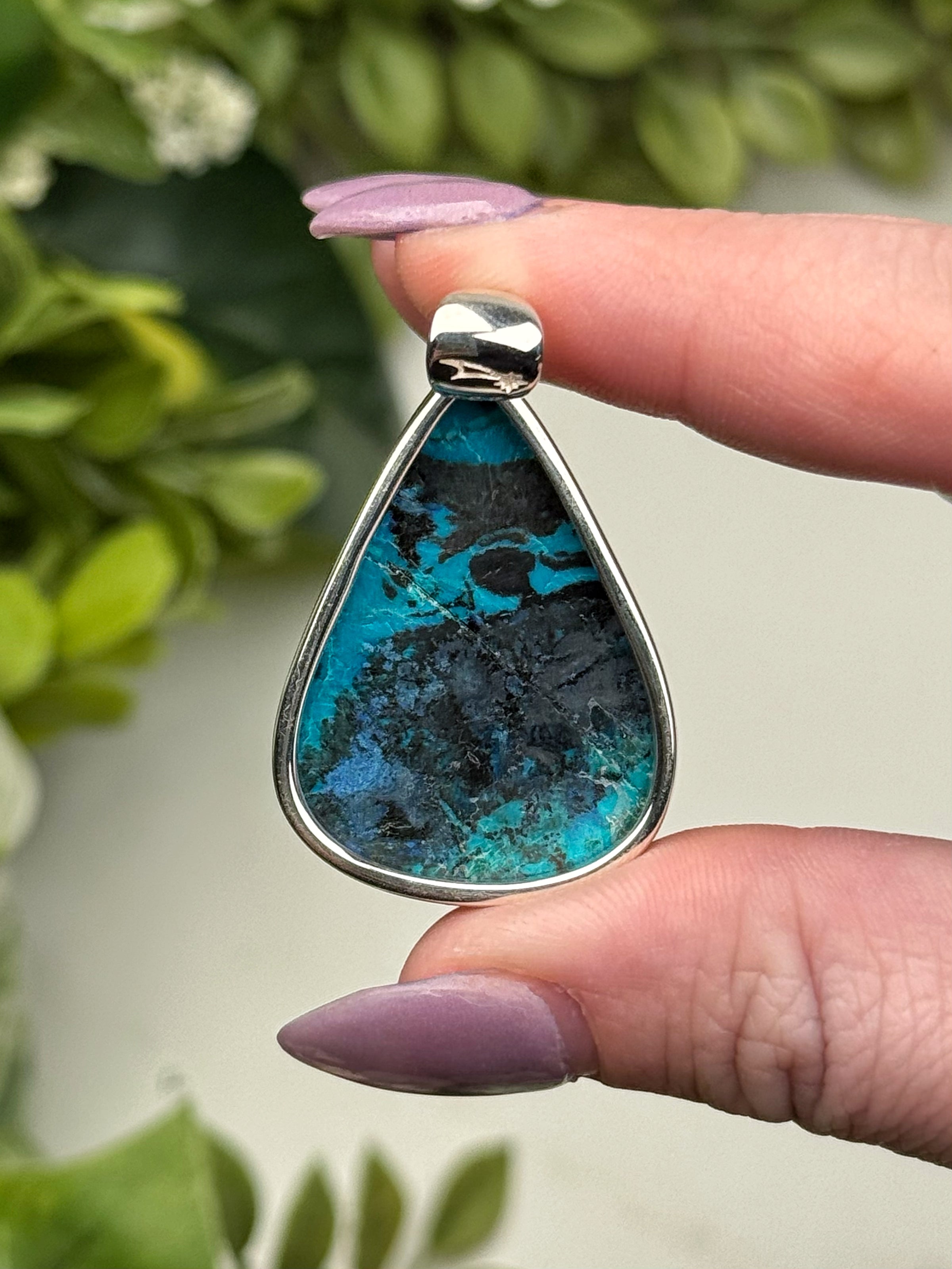 Shattuckite Pendant - #1