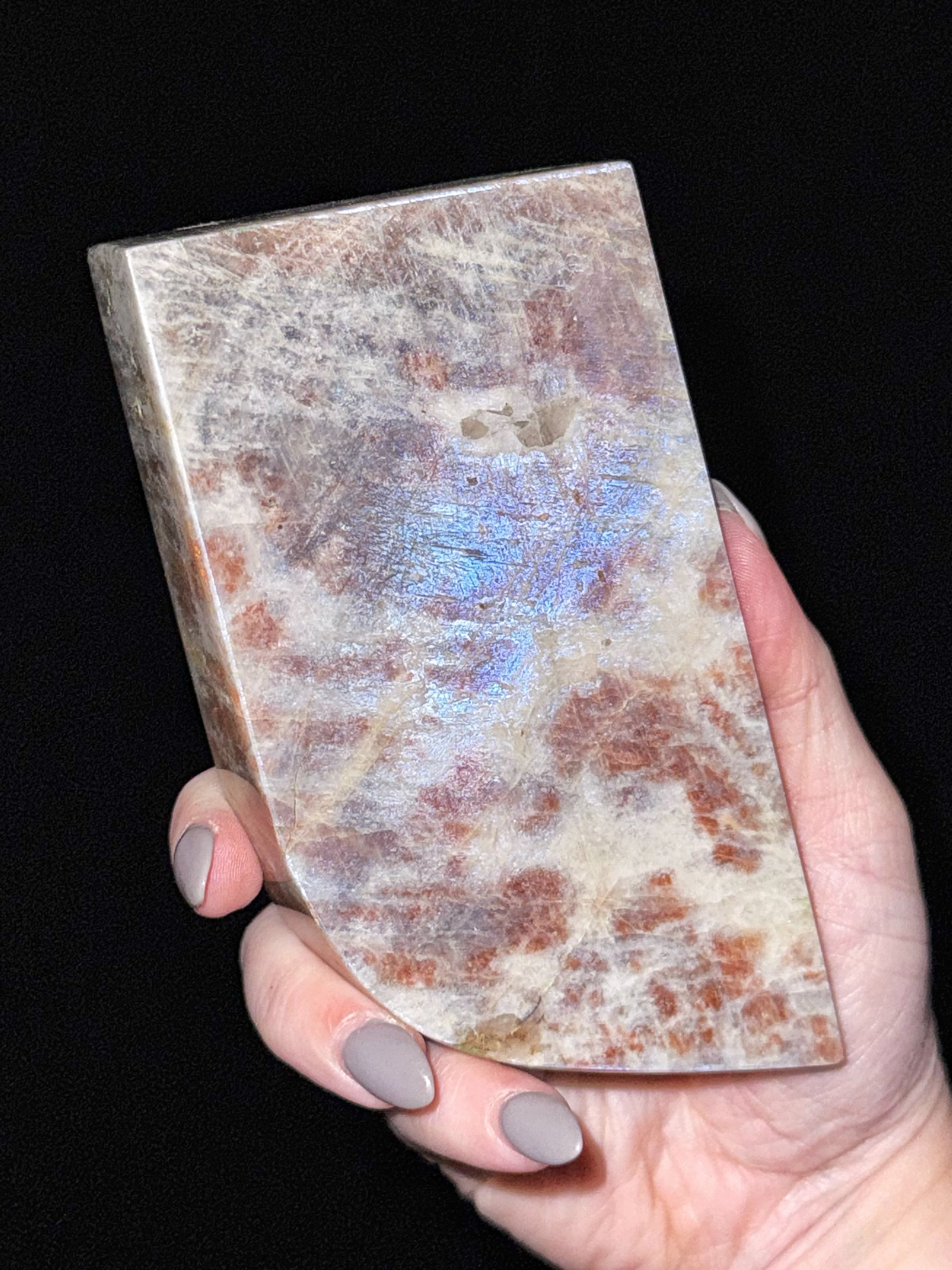 Moonstone with Sunstone Freeform - #5