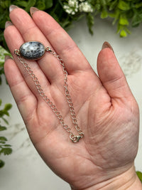 Dendritic Opal Bracelets - Root & Crown Chakra - No. 81