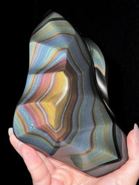 Rainbow Obsidian Freeform - #3