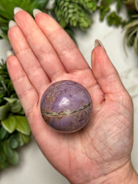 Lavender Jade Sphere - #2