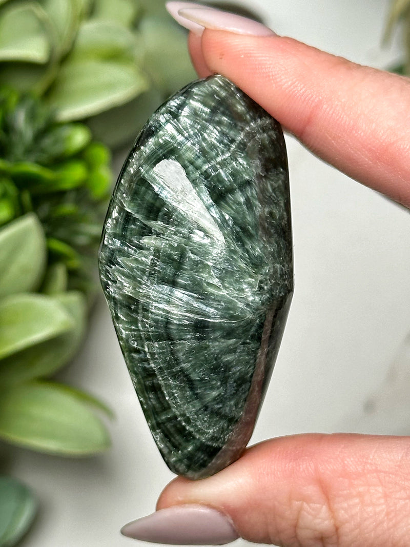 Seraphinite Palmstone - #3