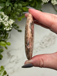 Rhodochrosite Palmstone - #6