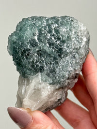 Fluorite on Quartz - #2