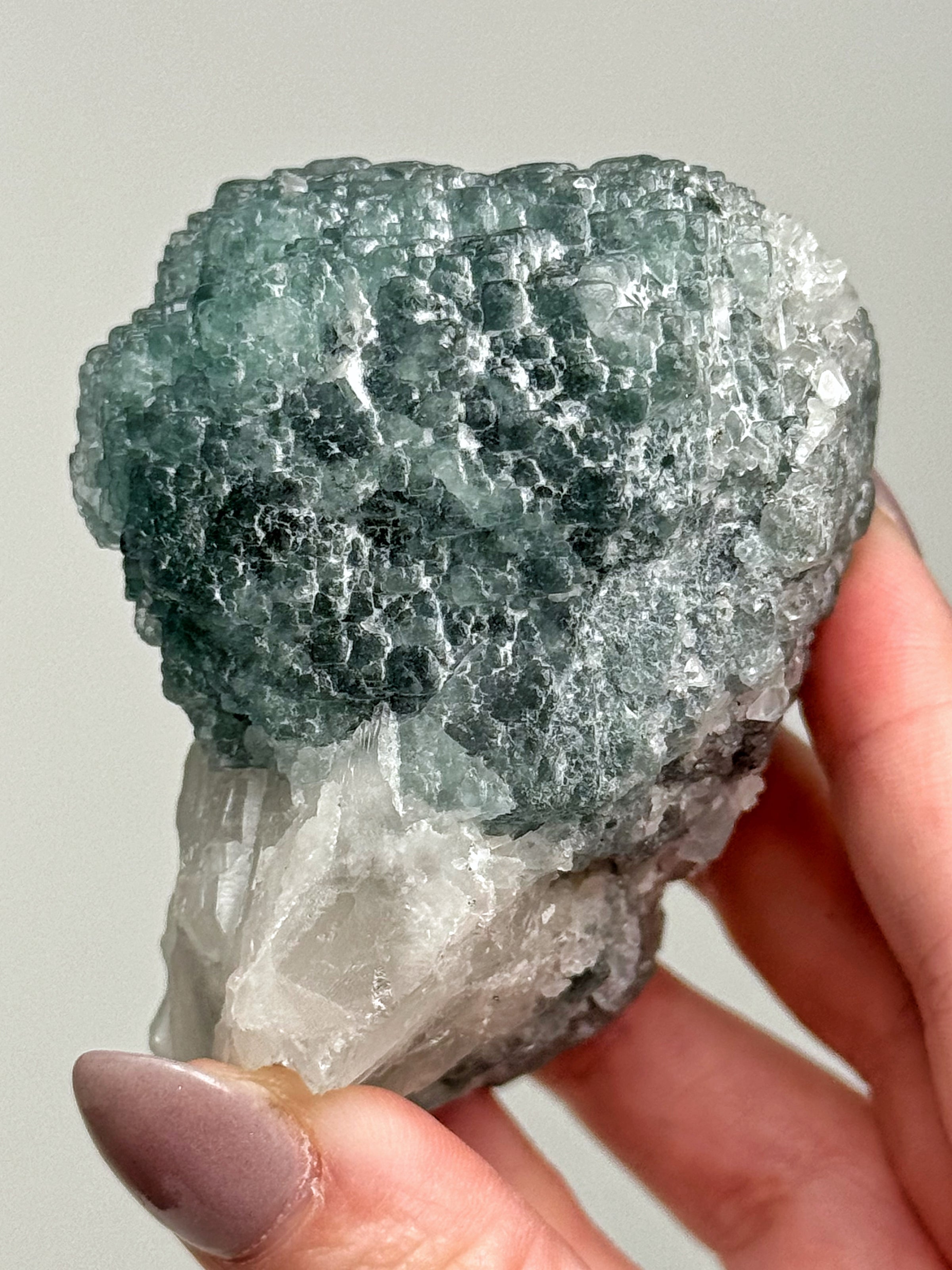 Fluorite on Quartz - #2