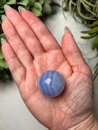 Blue Lace Agate Sphere - #12