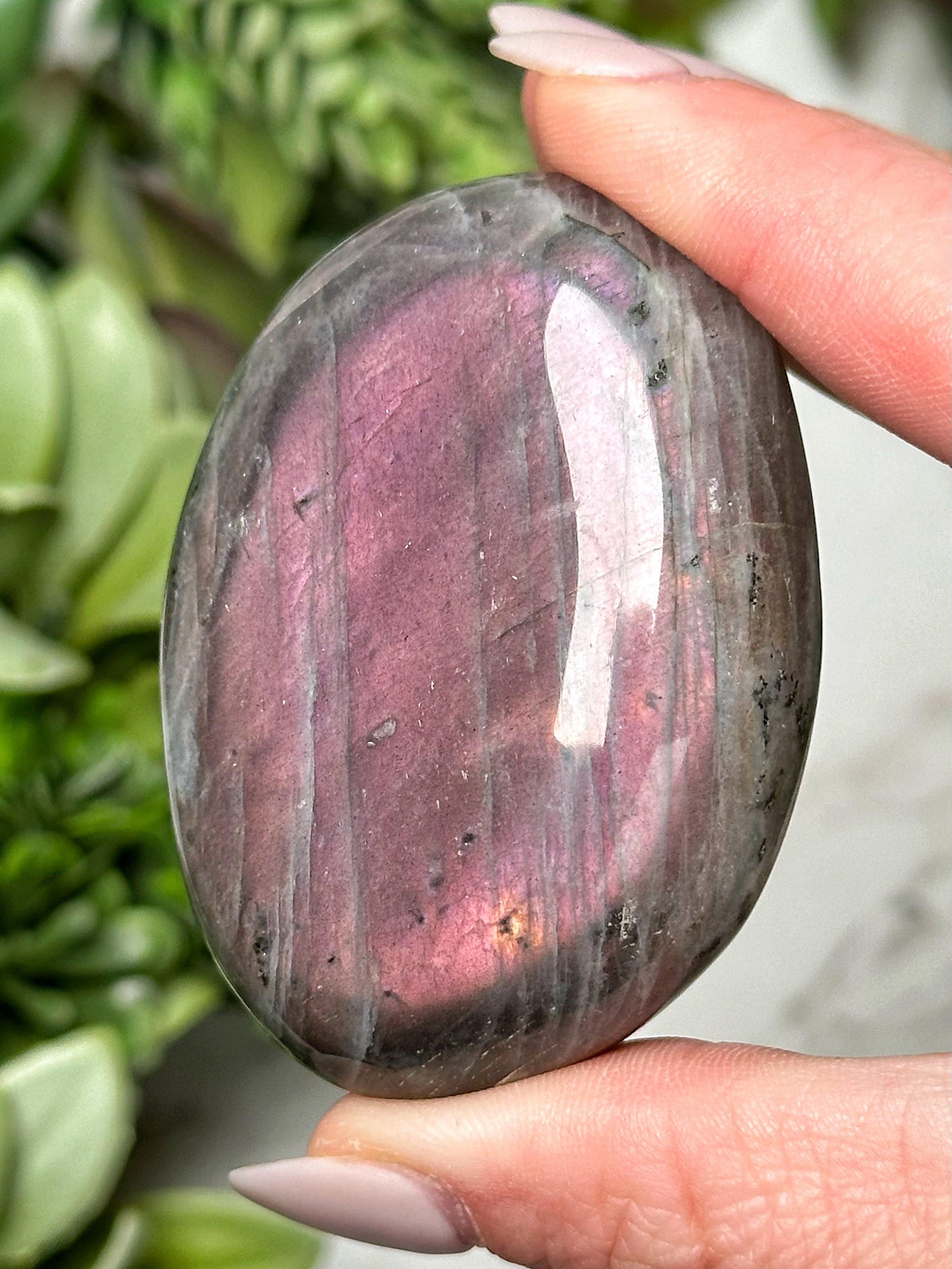 Labradorite Palmstone - #15