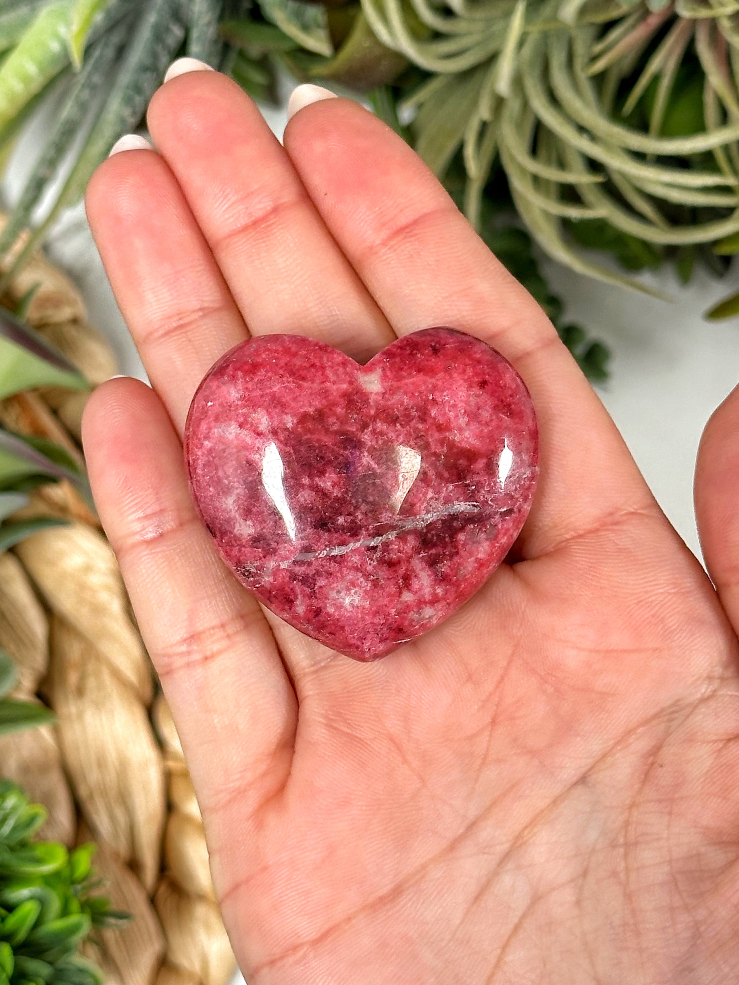 Thulite Heart - #1