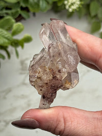 Raw Hematite in Quartz - #17