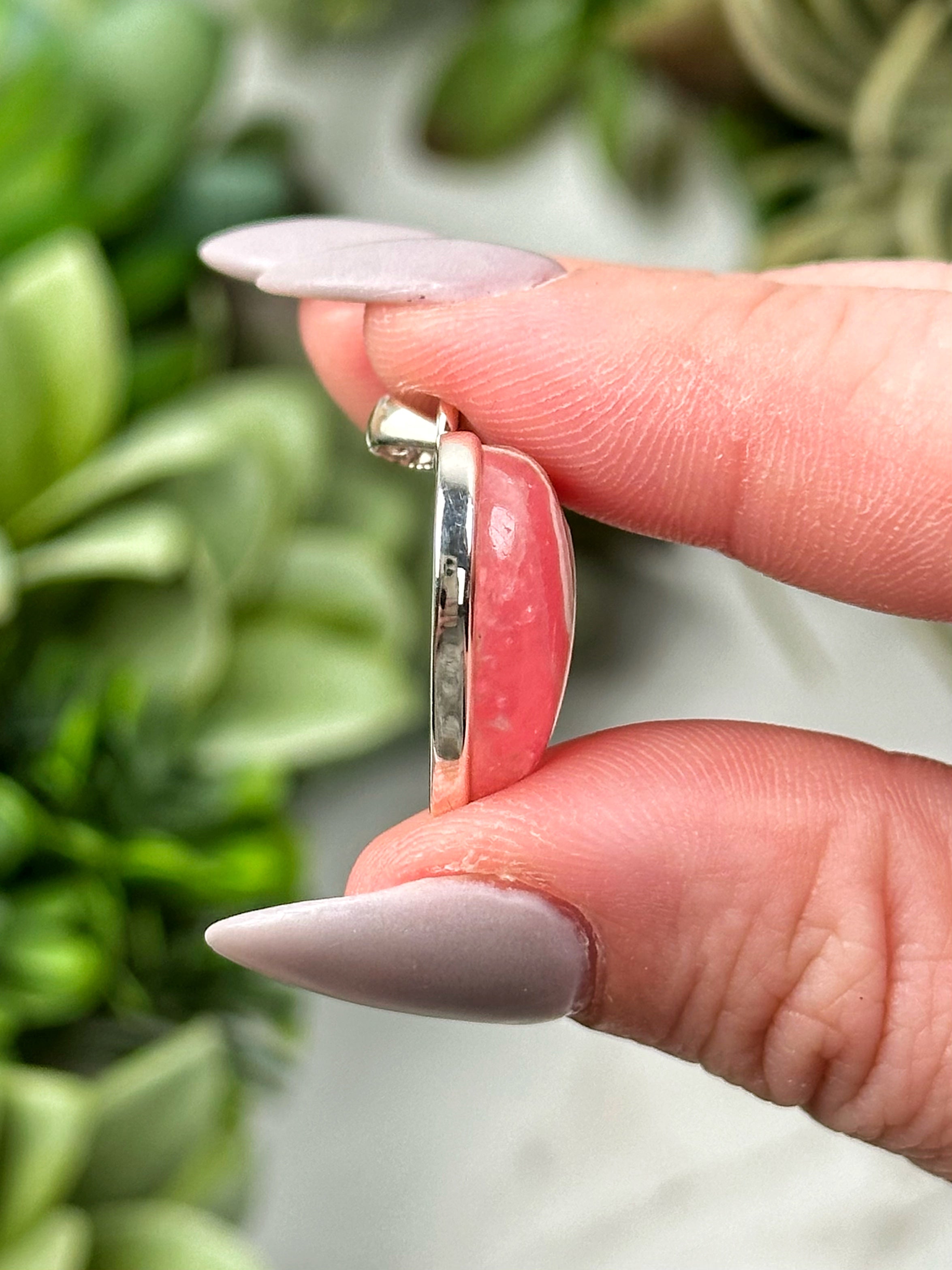 Rhodochrosite Pendants - Heart Chakra - No. 45
