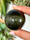 Green Amphibole Sphere - #1