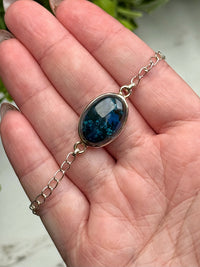 Shattuckite Bracelets - Third-Eye & Throat Chakra - No. 79