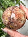 Red Moonstone Sphere - #11