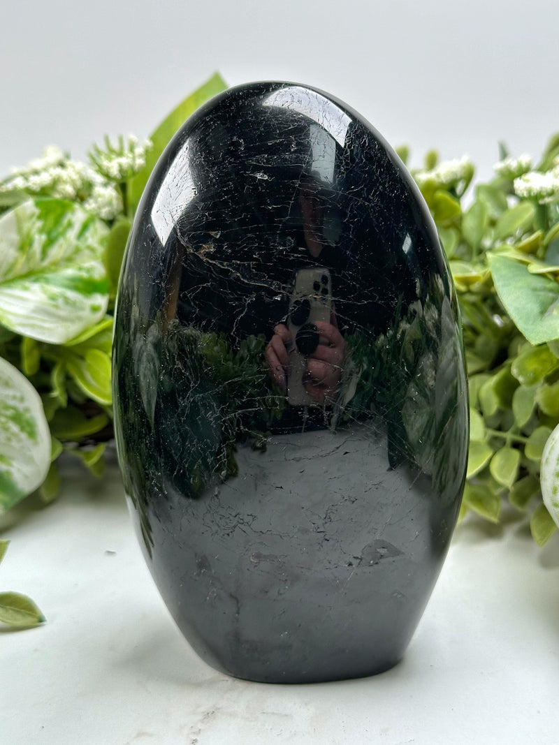 Black Tourmaline Freeform - #12