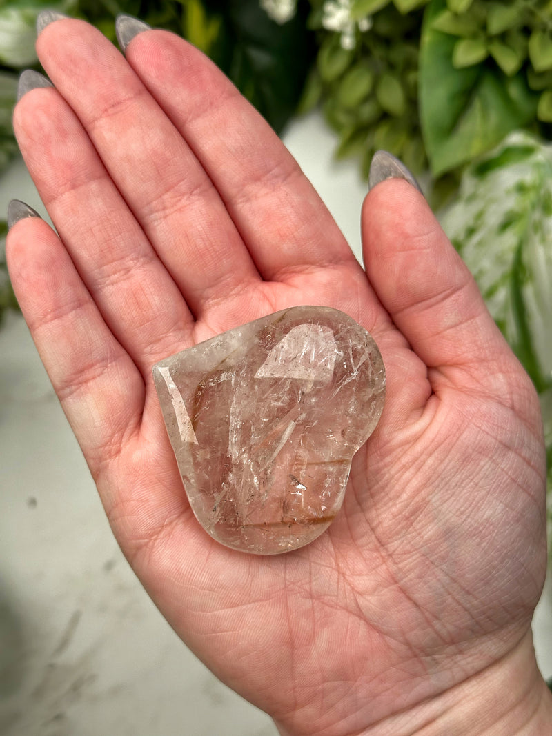 UV Reactive Amethyst Heart - #2